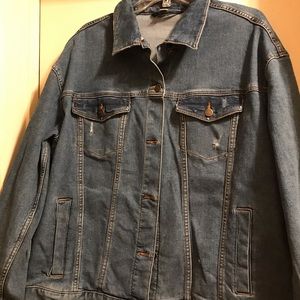 Denim jacket. Plus size 14/OX. NWT